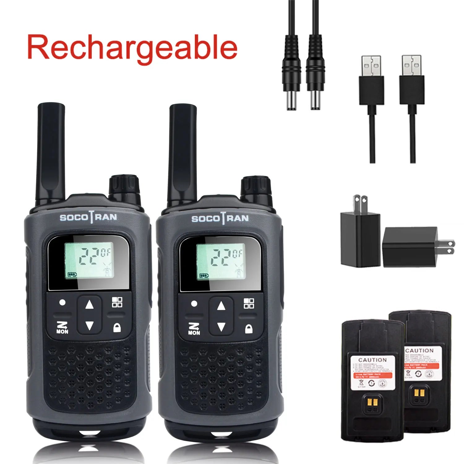 "Long Range Rechargeable Walkie Talkies: Family Road Trip Essential" - Arkansas Outdoors Shop