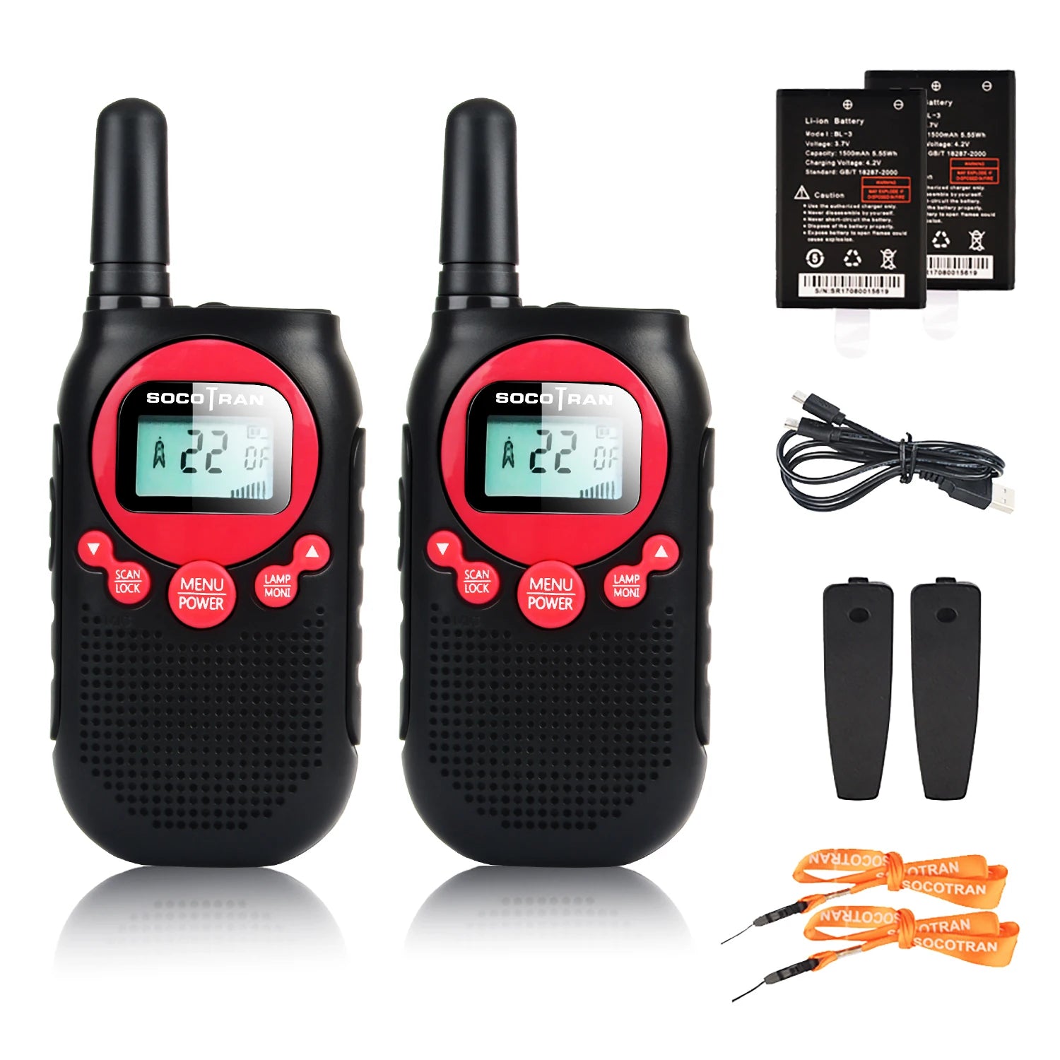 "Long Range Rechargeable Walkie Talkies: Family Road Trip Essential" - Arkansas Outdoors Shop