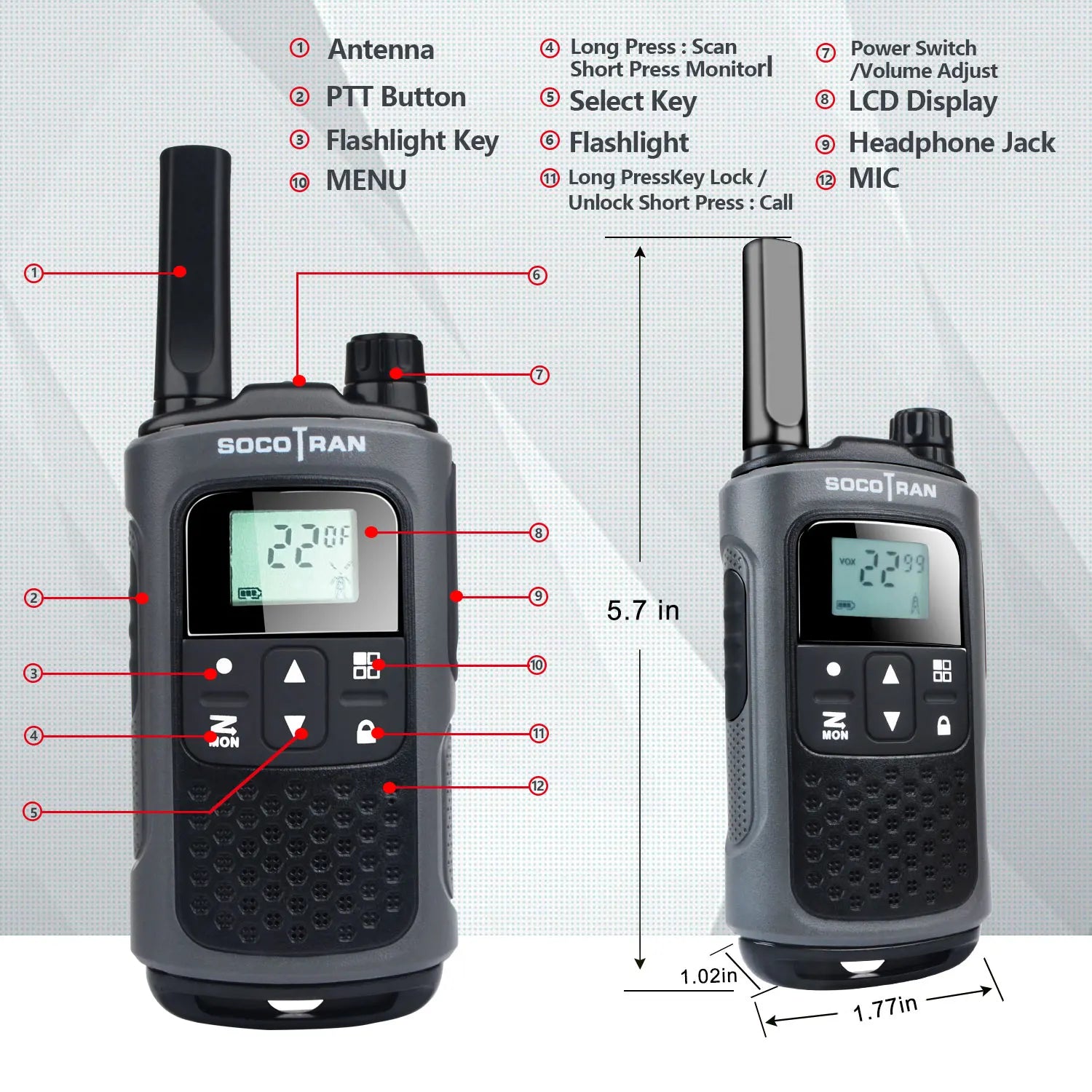 "Long Range Rechargeable Walkie Talkies: Family Road Trip Essential" - Arkansas Outdoors Shop