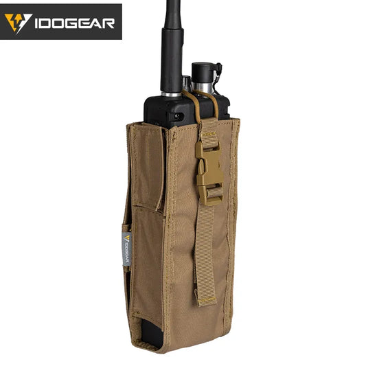 IDOGEAR Walkie Talkie Holder: Tactical MOLLE Radio Pouch - Arkansas Outdoors Shop