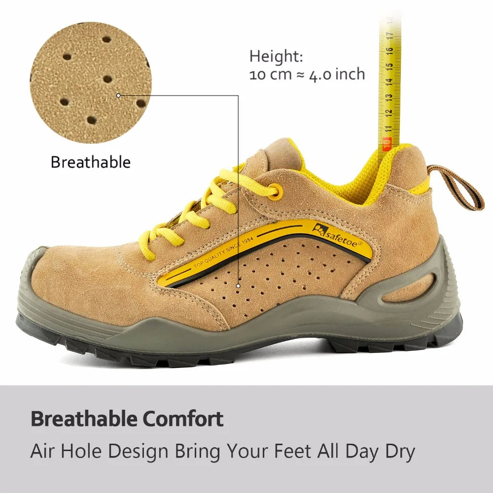 Water poof Breathable Steel Toe Safety Shoes: Sports-Inspired Protection - Arkansas Outdoors Shop