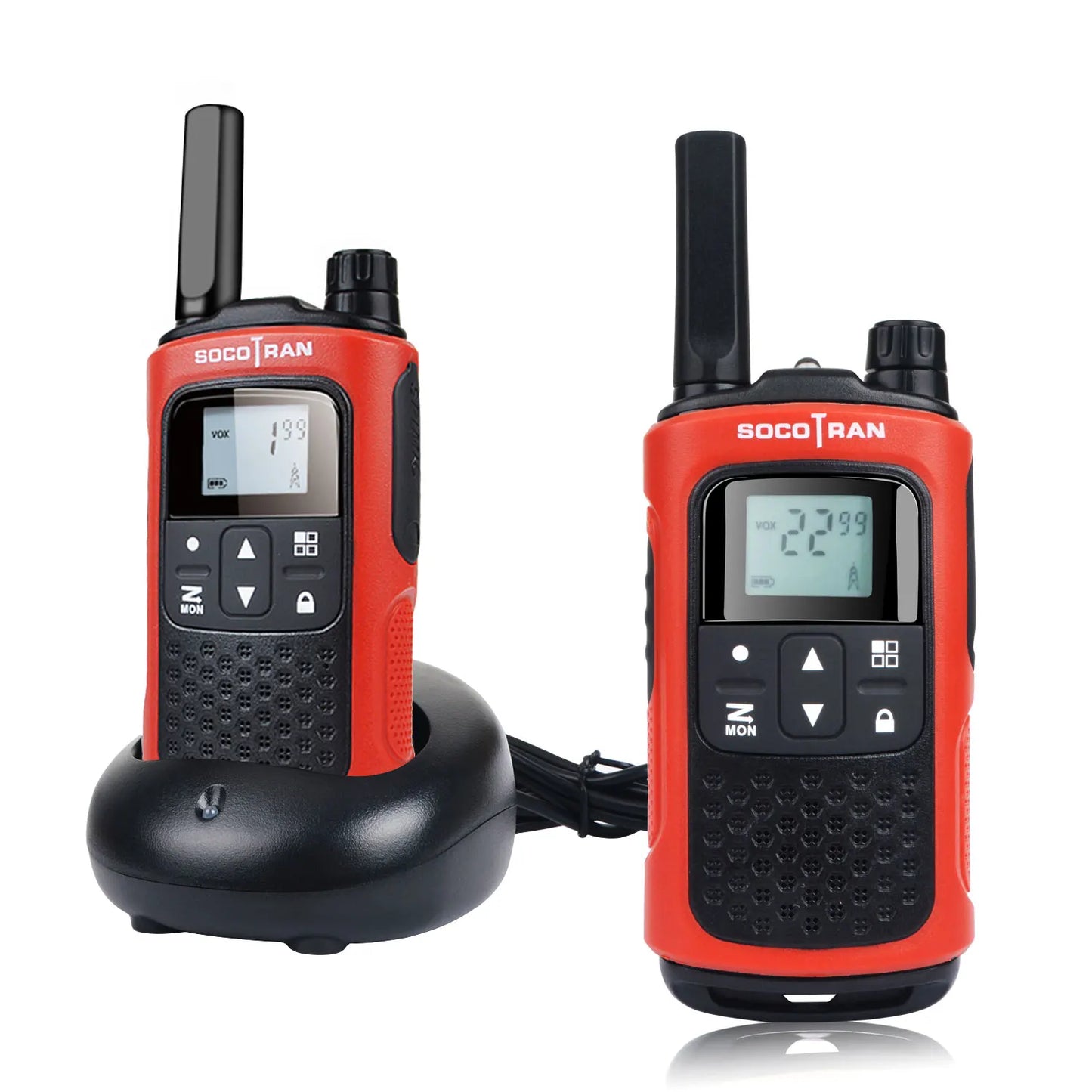 Socotran T80 Rechargeable Walkie Talkies: Long Distance Communication - Arkansas Outdoors Shop