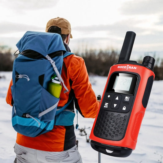 Socotran T80 Rechargeable Walkie Talkies: Long Distance Communication - Arkansas Outdoors Shop