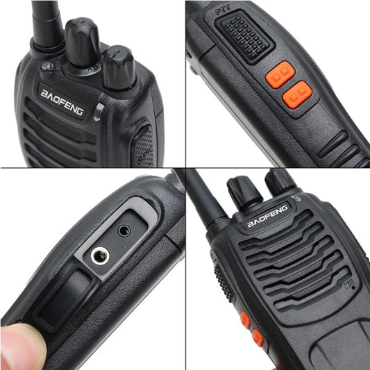 1-10PCS Baofeng BF-88E PMR446: Updated Long-Range Walkie