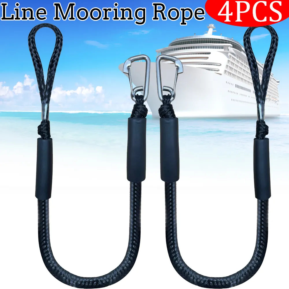 2/1PCS Dock Lines Elastic Dock Lines: Kayak & Boat Essential - Arkansas Outdoors Shop