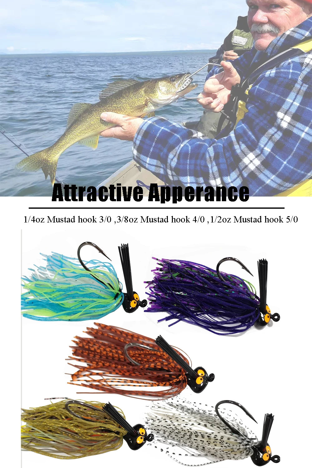 Weedless Bass Fishing Jigs: Silicone Skirt Jig Kit - Arkansas Outdoors Shop