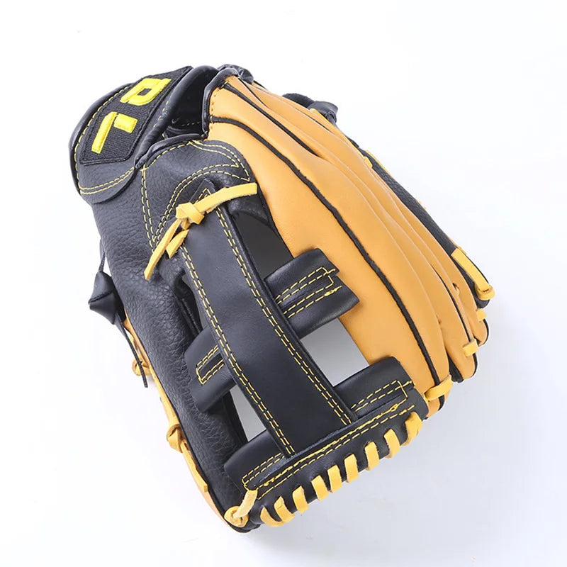 Two-Layer Cowhide Baseball Gloves Batting Gloves Youth and Children's Pitching Gloves Left and Right Hand Softball Sports Gloves