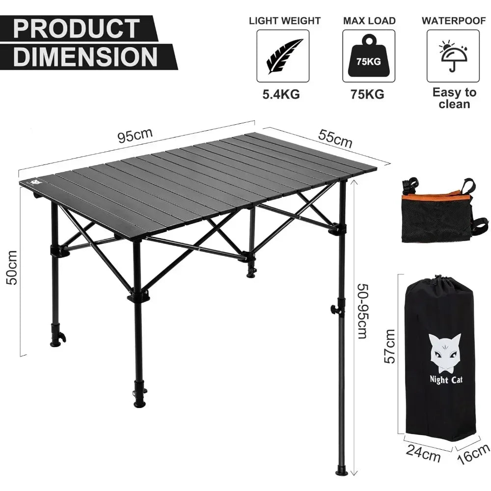 Dining Table Camping Supplies Picnic Desk Chair Pliante Outdoor Tables Tourist Furniture - Arkansas Outdoors Shop