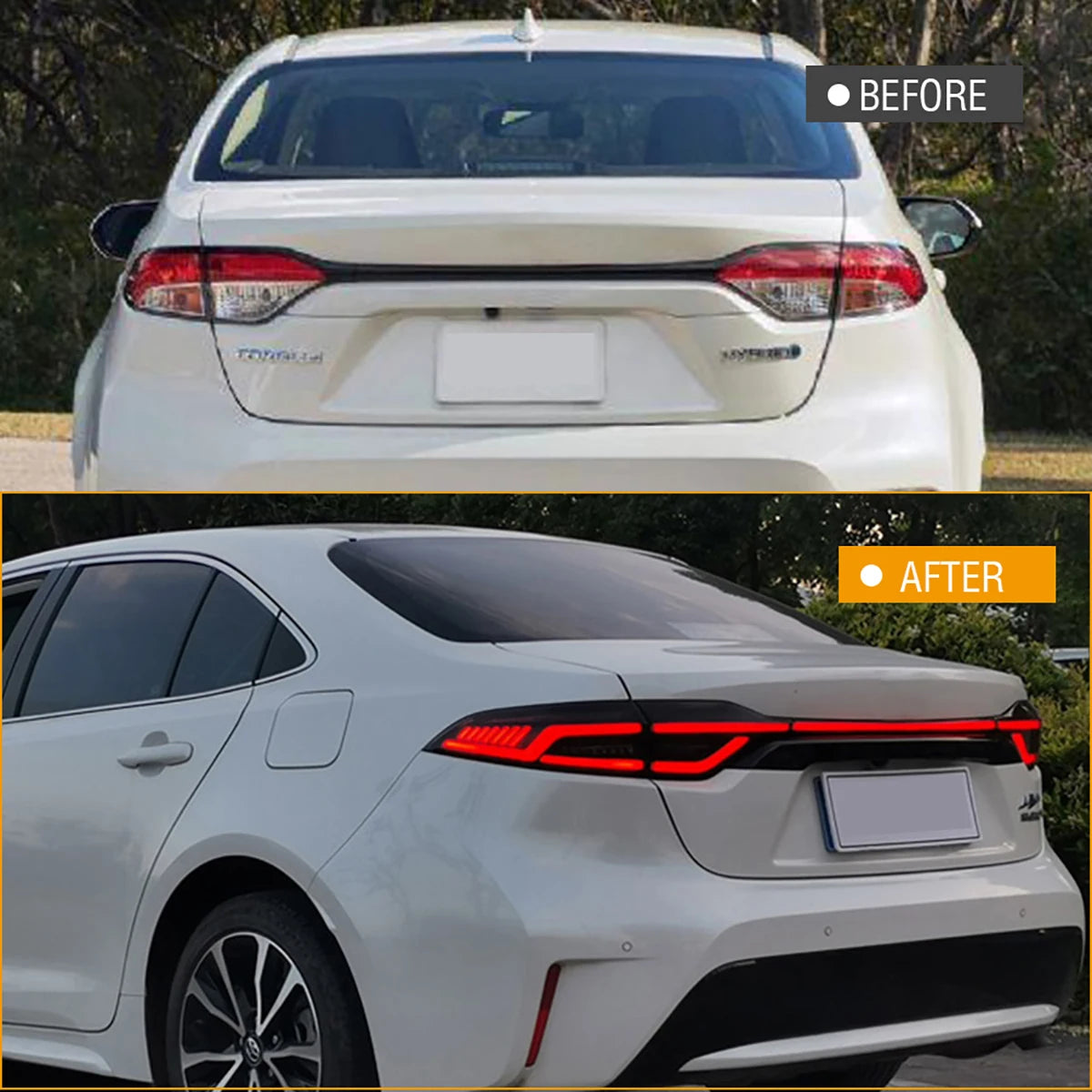 Taillights For Toyota Corolla 2020-2022 LED Tail lights/Lamp Assembly Auto Repiacement Parts Car Accessories Start-up Animation