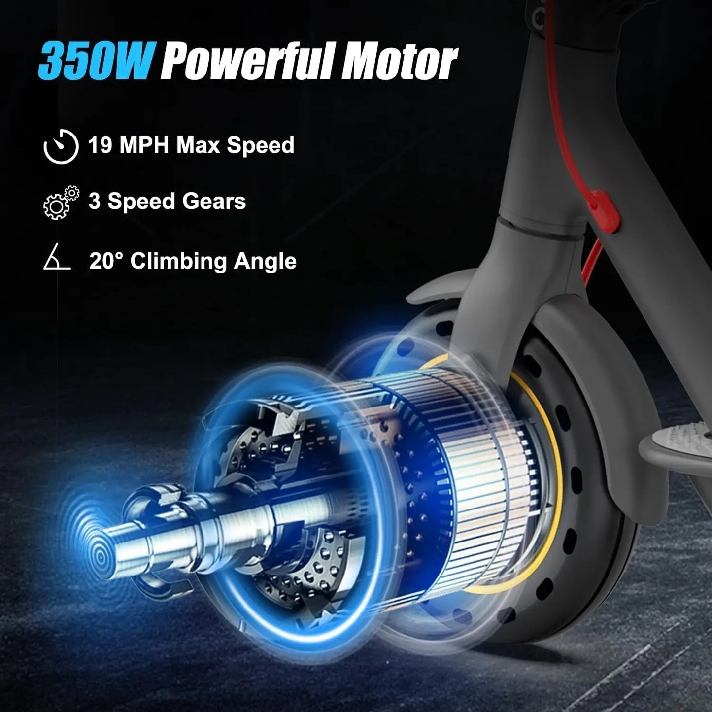 350W Folding Electric Scooter: 30KM/H, 36V