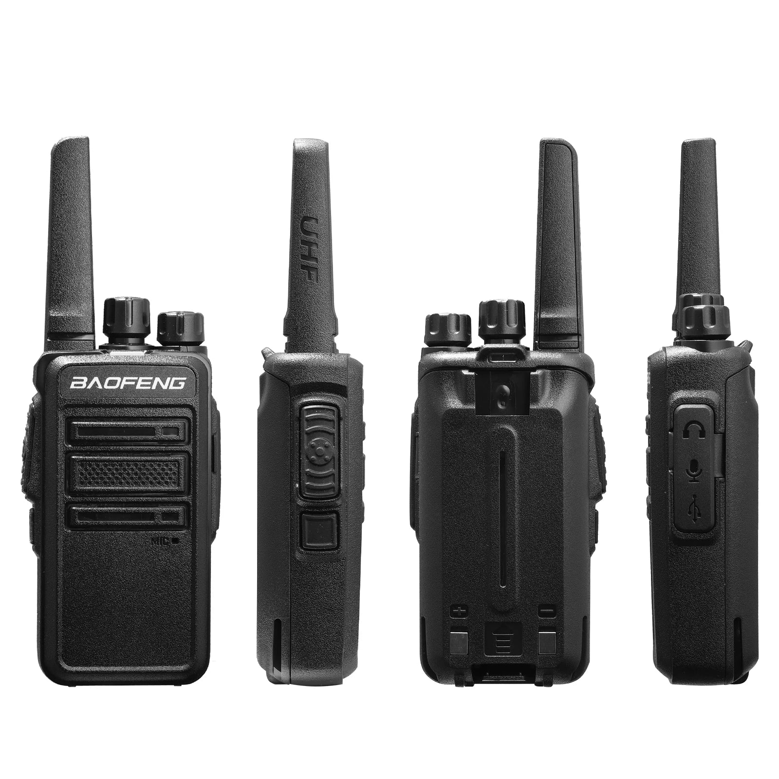 BAOFENG GT-68 Walkie Talkies for Adults, Long Range Two Way Radios, Portable Rechargeable Walky Talky (4 Pack) - Arkansas Outdoors Shop