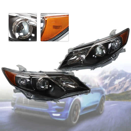 Headlamps Replacement Left&Right light For Toyota Camry Projector Headlights For Toyota Camry 2012 2013 2014 Car Accessory