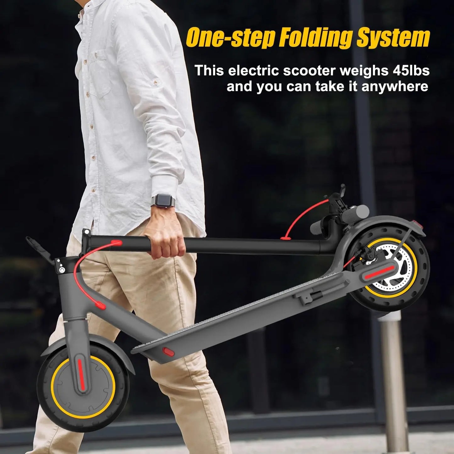 350W Folding Electric Scooter: 30KM/H, 36V