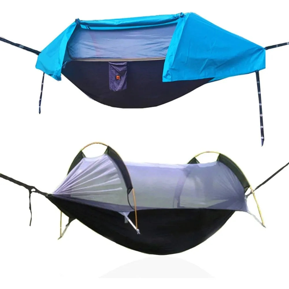 Persons 4 in 1 Lightweight Backpacking Ground Hammock Tent Blue - Arkansas Outdoors Shop