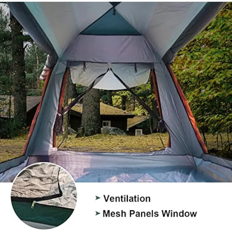 Merdia Automatic Camping Tent Automatic Hydraulic Canopy Tent for Camping Hiking Travel or Beach - Arkansas Outdoors Shop