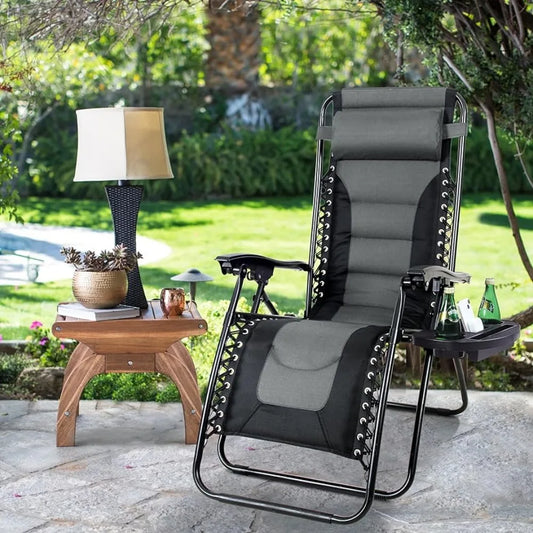 Foldable Zero Gravity Lawn Chair for Outdoor Use