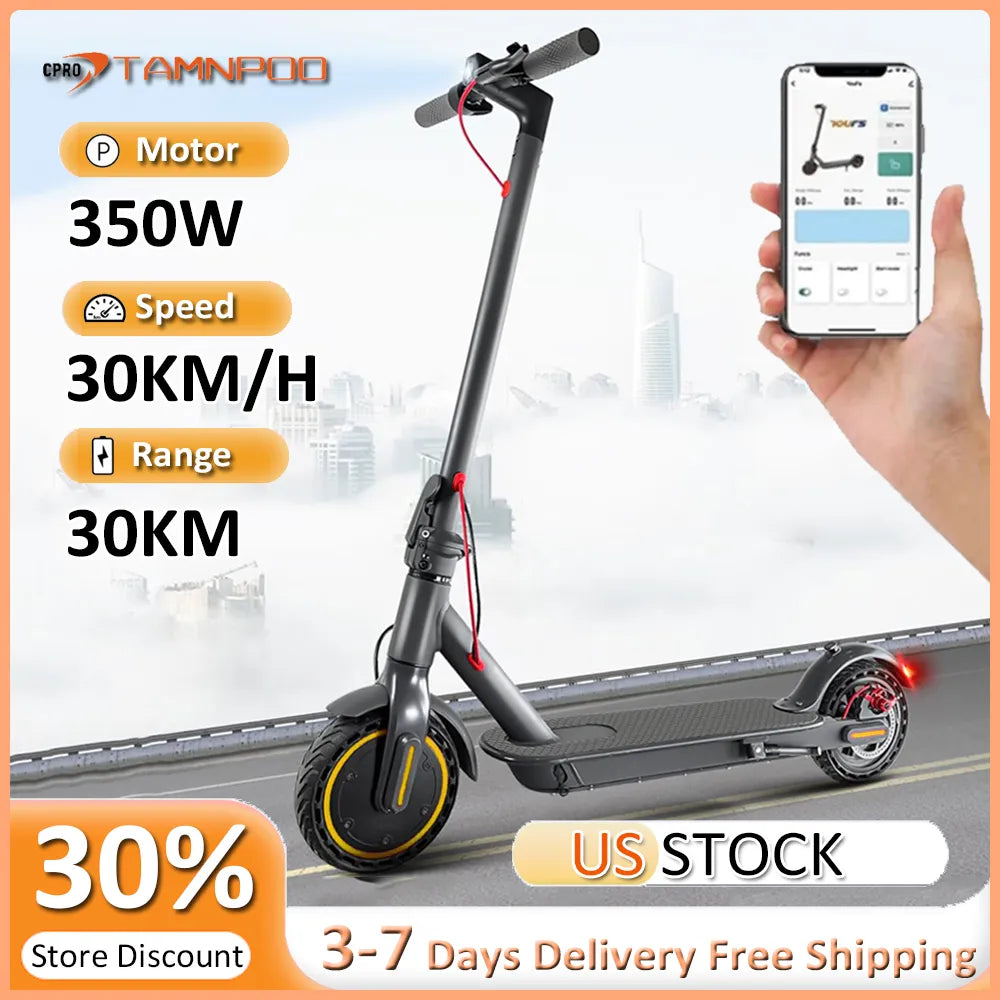 350W Folding Electric Scooter: 30KM/H, 36V