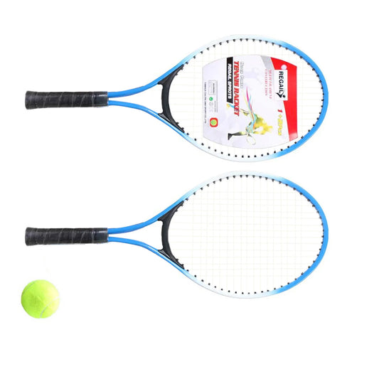 Youth Tennis Racquet Set with Cover: Indoor/Outdoor