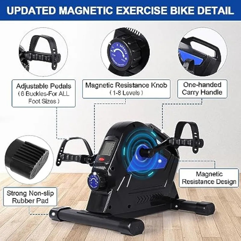 AGM Mini Desk Bike: Magnetic Resistance for Arm & Leg - Arkansas Outdoors Shop