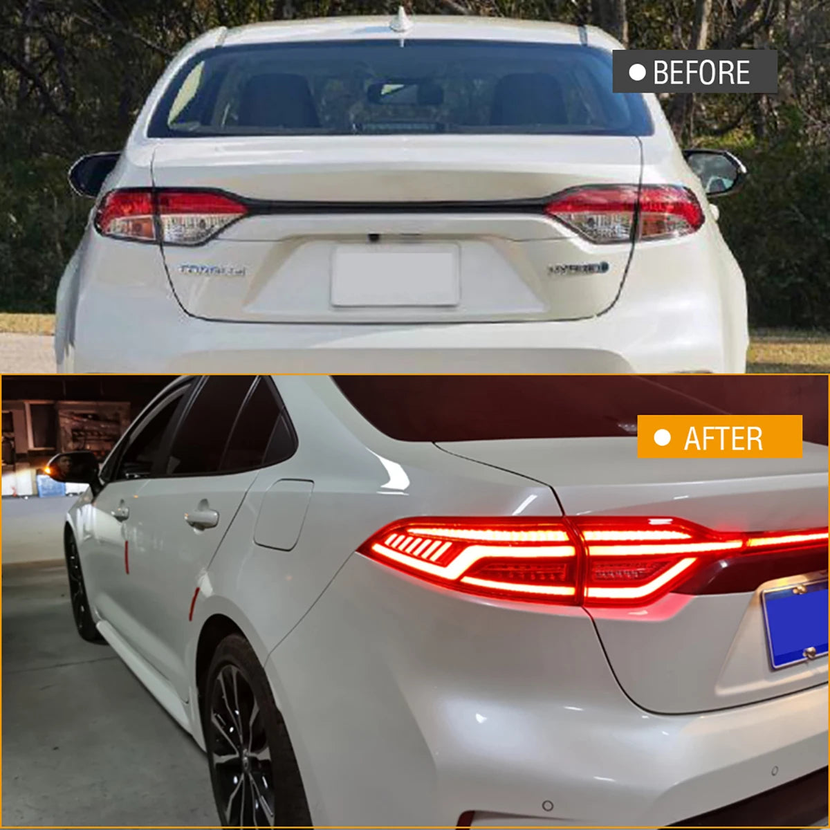 Taillights For Toyota Corolla 2020-2022 LED Tail lights/Lamp Assembly Auto Repiacement Parts Car Accessories Start-up Animation