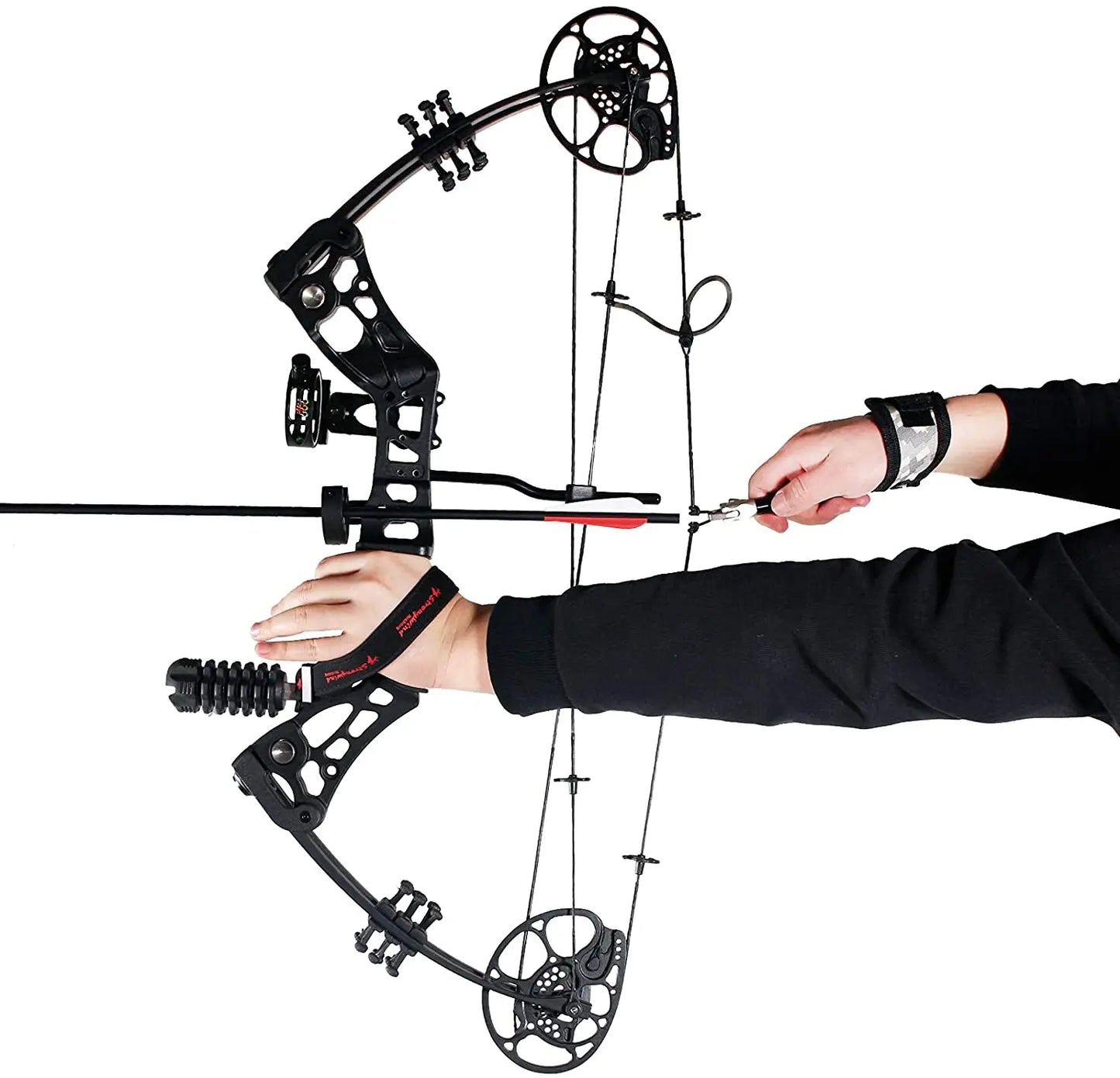 Compound Bow: 15-45lbs, 18.25"-29" Let-Off 75%, Max Speed 290fps, Right Hand, with Accessories - Arkansas Outdoors Shop