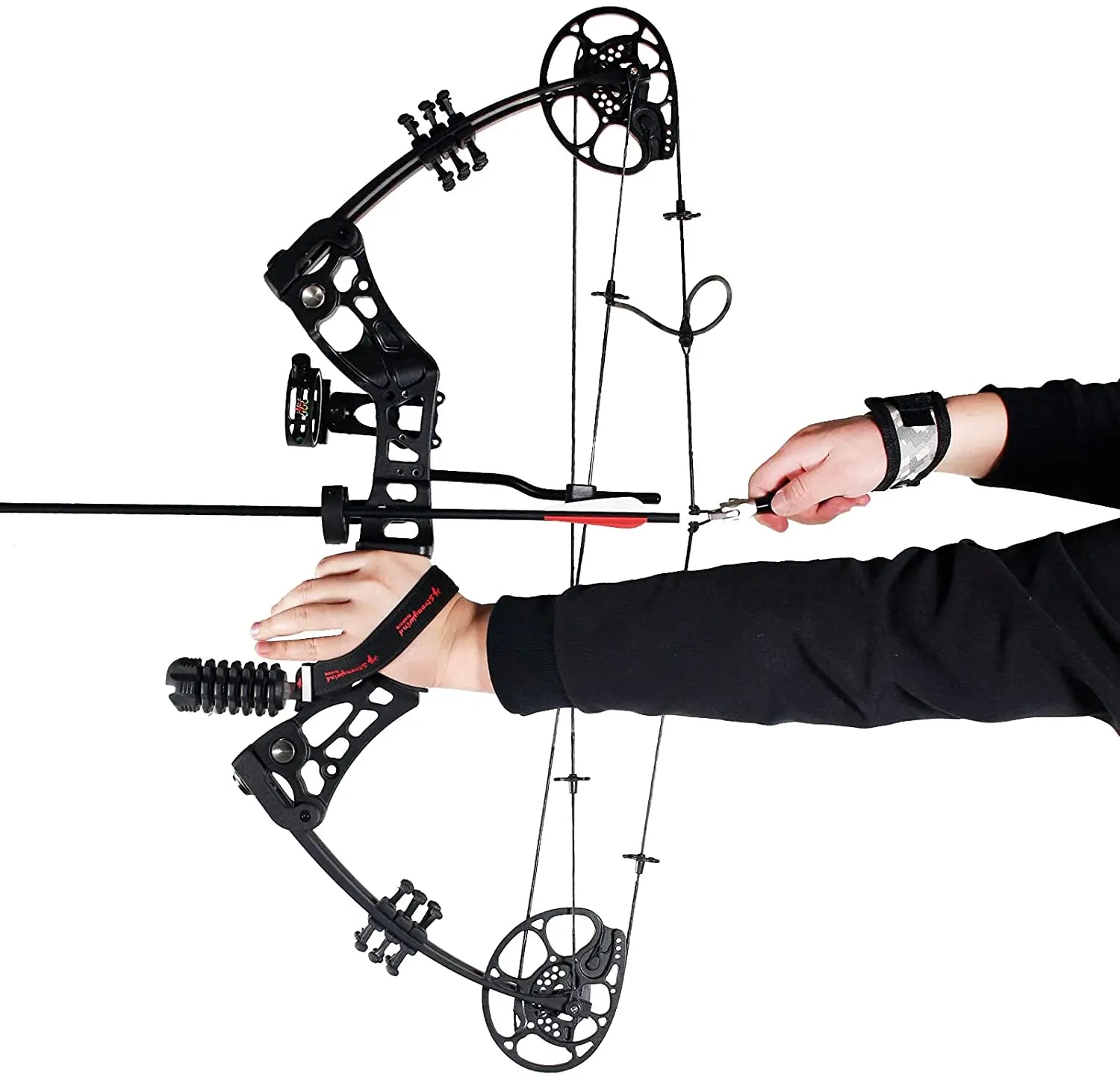 Compound Bow: 15-45lbs, 18.25"-29" Let-Off 75%, Max Speed 290fps, Right Hand, with Accessories - Arkansas Outdoors Shop