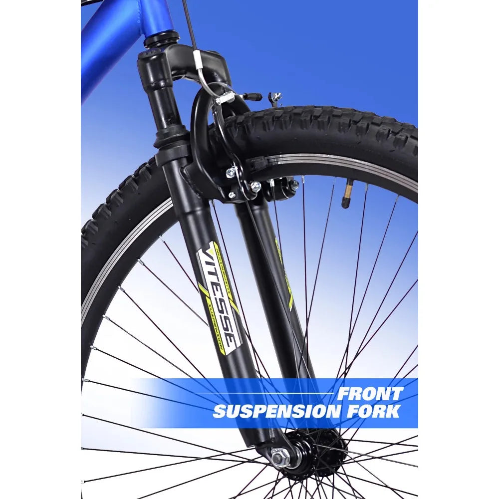 2023 New Kent Bicycles 29 In. Flexor Men's Dual Suspension Mountain Bike, Blue