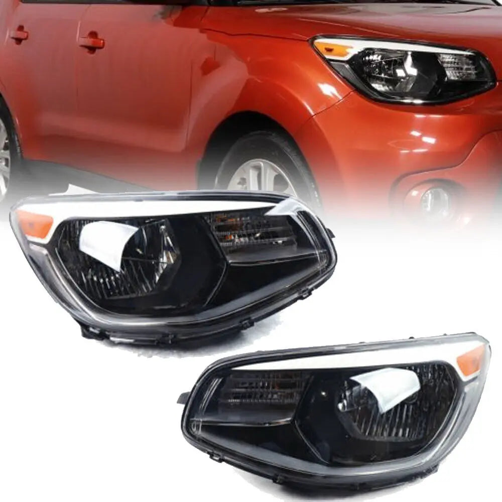 Car Head Lamp for 2014-2019 Kia Soul Headlight Headlamp Halogen W/O Bulbs Left / Right Accessories 92101-B2270 92101B2270