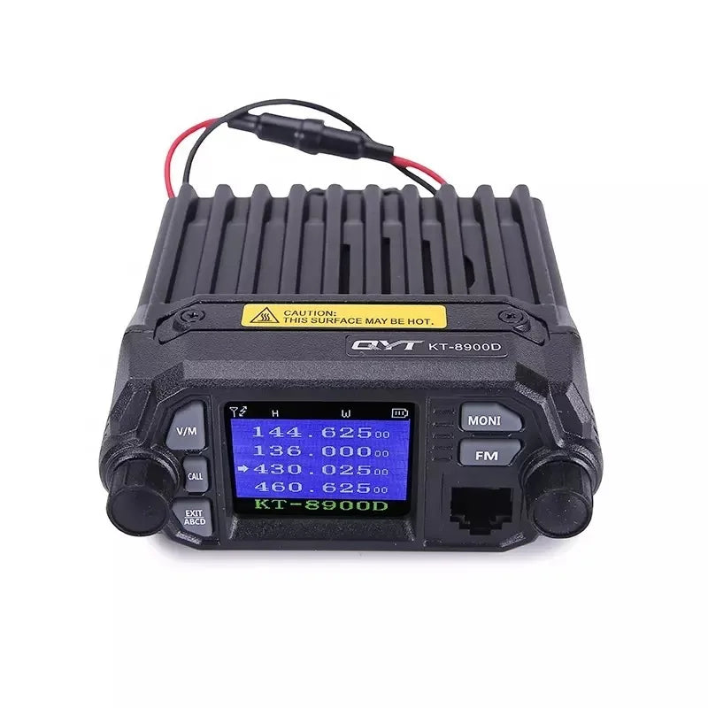 QYT KT-8900D 25-Watt Walkie Talkie Dual Band VHF/UHF 136-174/400-480MHz Quad Watch Car Mobile Radio