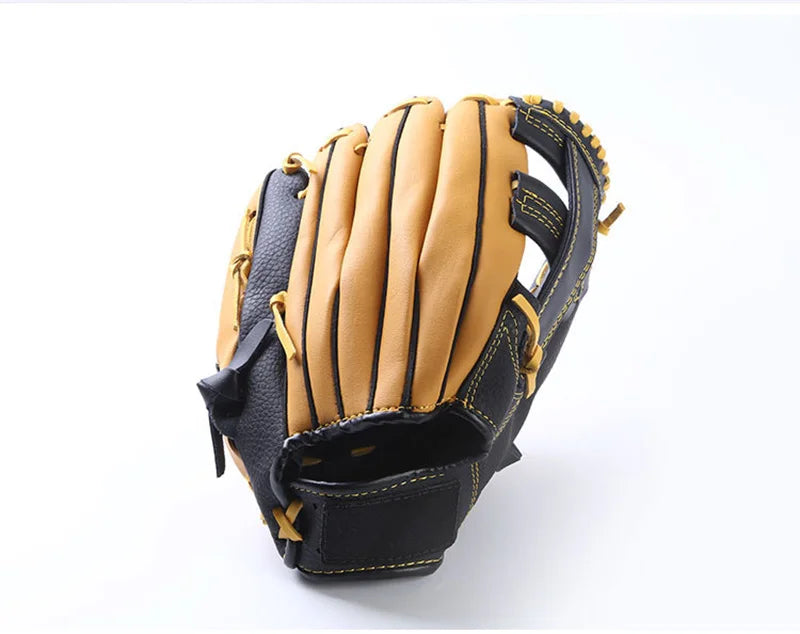 Two-Layer Cowhide Baseball Gloves Batting Gloves Youth and Children's Pitching Gloves Left and Right Hand Softball Sports Gloves