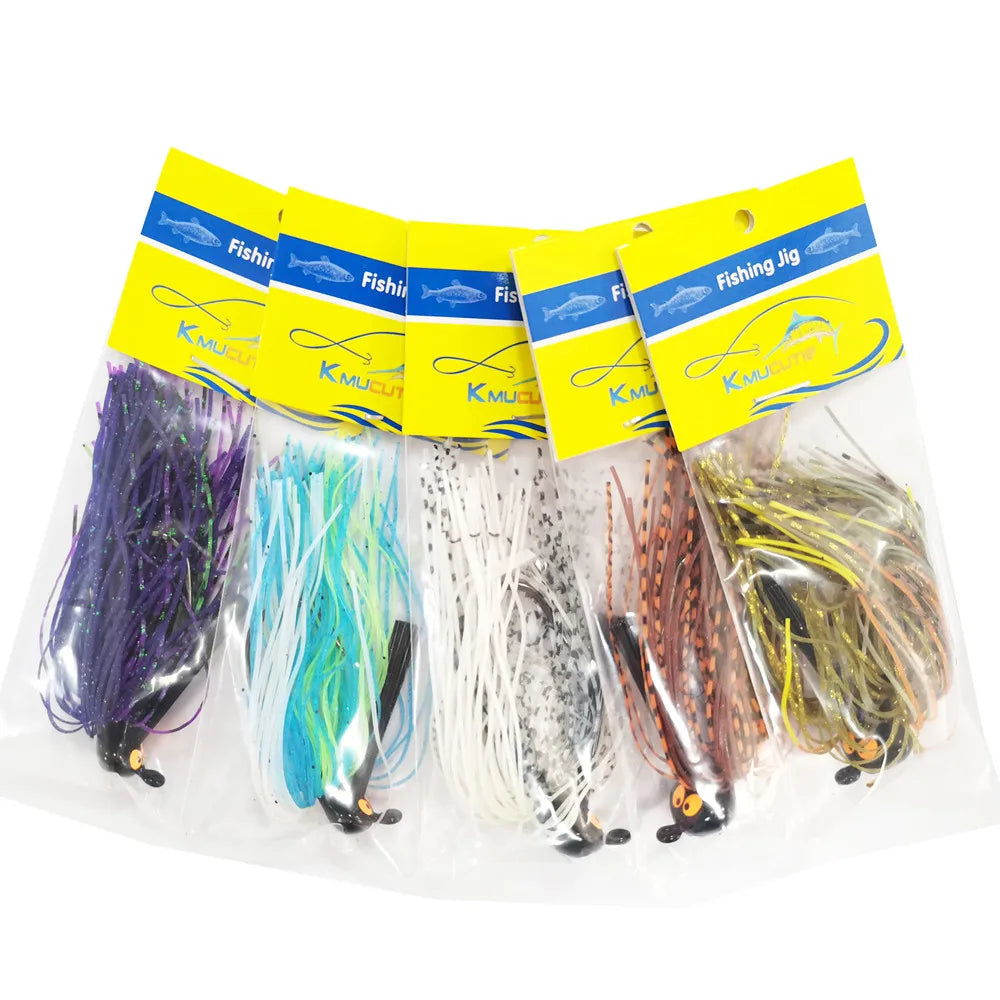 Weedless Bass Fishing Jigs: Silicone Skirt Jig Kit - Arkansas Outdoors Shop