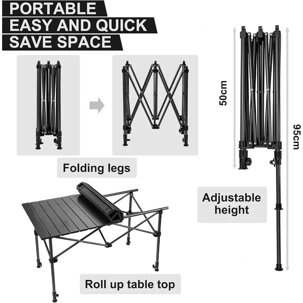 Dining Table Camping Supplies Picnic Desk Chair Pliante Outdoor Tables Tourist Furniture - Arkansas Outdoors Shop