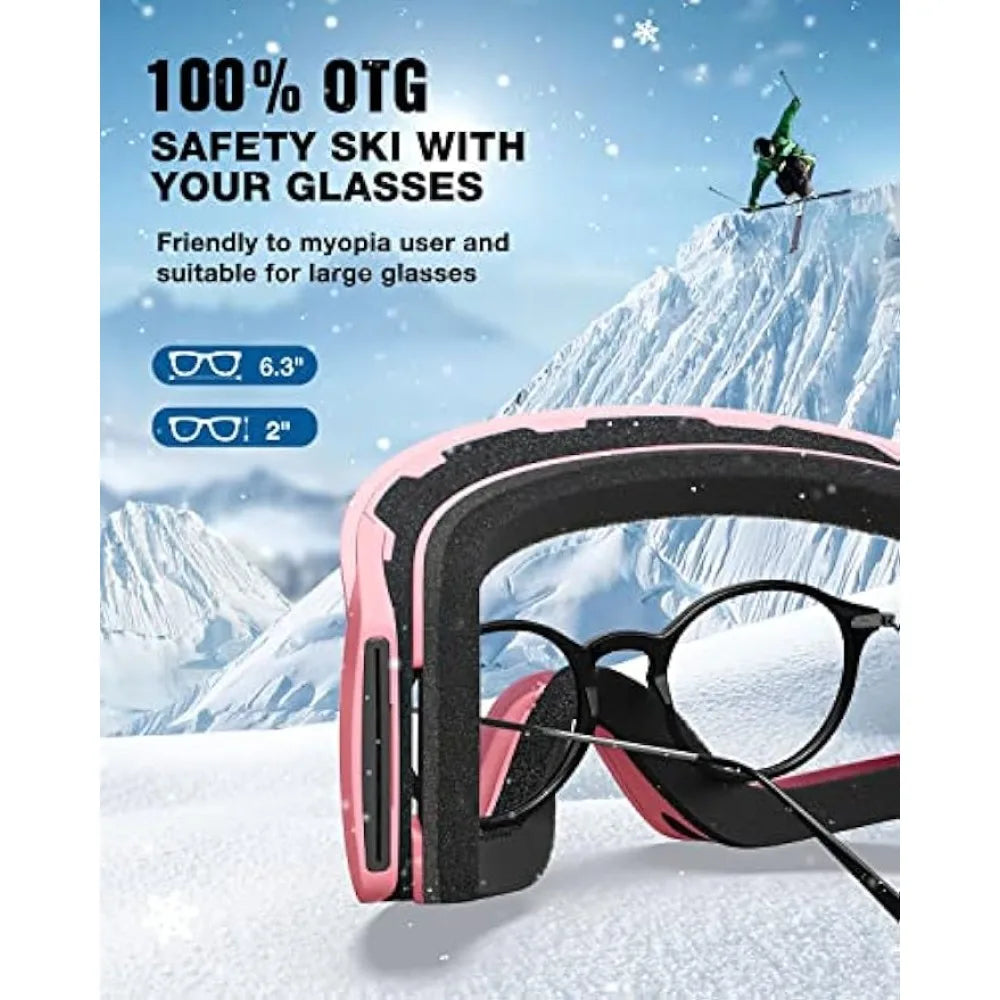 X12 100% OTG Snow Goggles: Winter Sports Essential - Arkansas Outdoors Shop