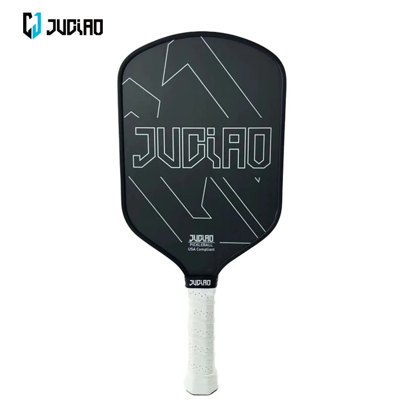 Pickleball Paddle Carbon Surface with High Grit & Spin USAPA Compliant Enhanced Power Sweet Spot T700 Raw Carbon Fiber Paddle