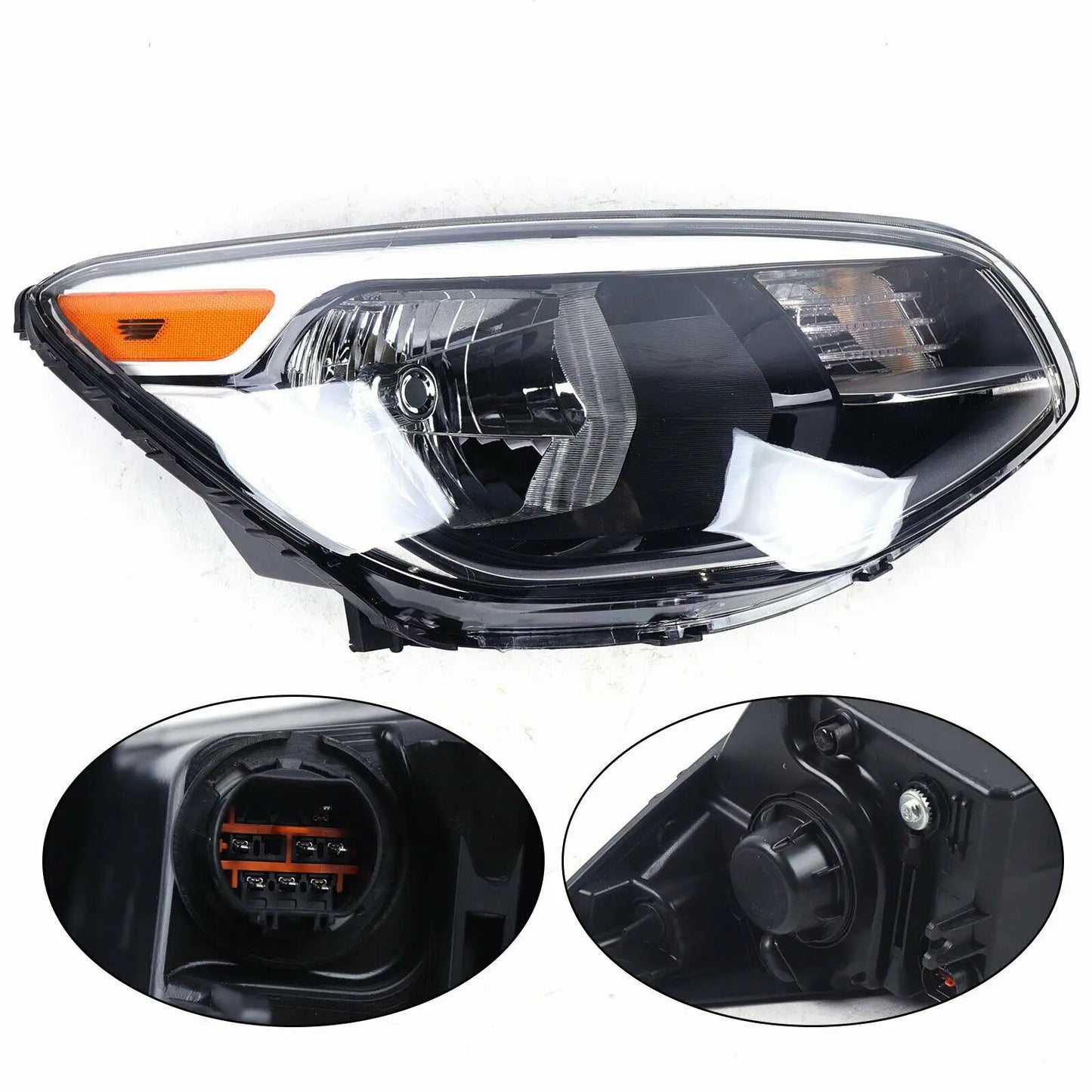 Car Head Lamp for 2014-2019 Kia Soul Headlight Headlamp Halogen W/O Bulbs Left / Right Accessories 92101-B2270 92101B2270