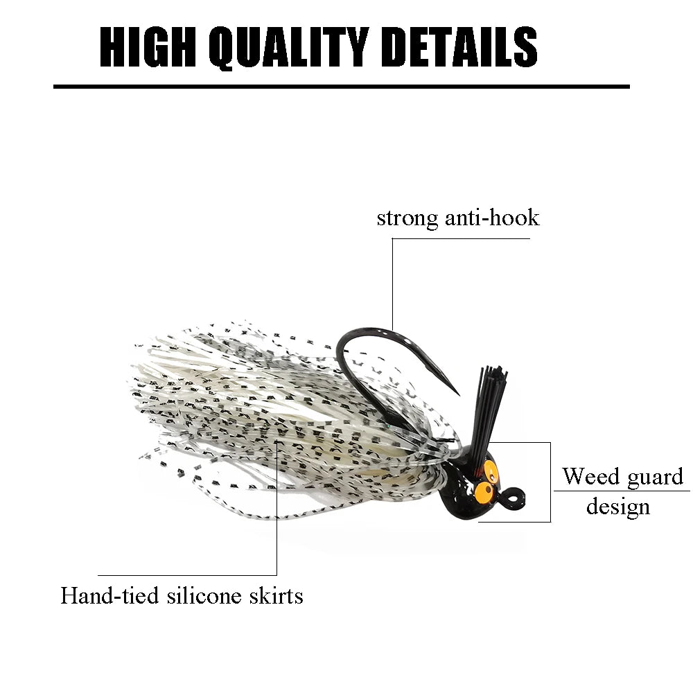 Weedless Bass Fishing Jigs: Silicone Skirt Jig Kit - Arkansas Outdoors Shop